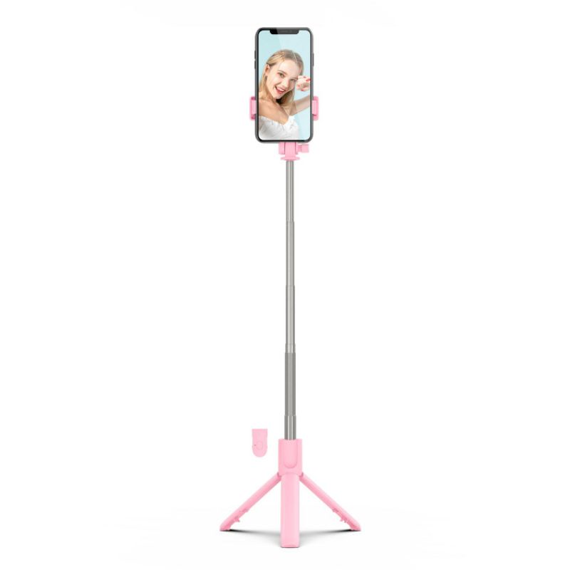 tongsis macaroon 3in1 remote selfie stick tripod 360° tongsis tripod tomsis bluetooth tripod R1