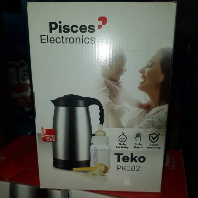 Kettle Listrik Pisces PK 182 1,8 Liter Stainless