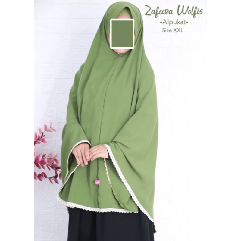Jilbab Wanita / khimar Zafeera XL by Hawari collection