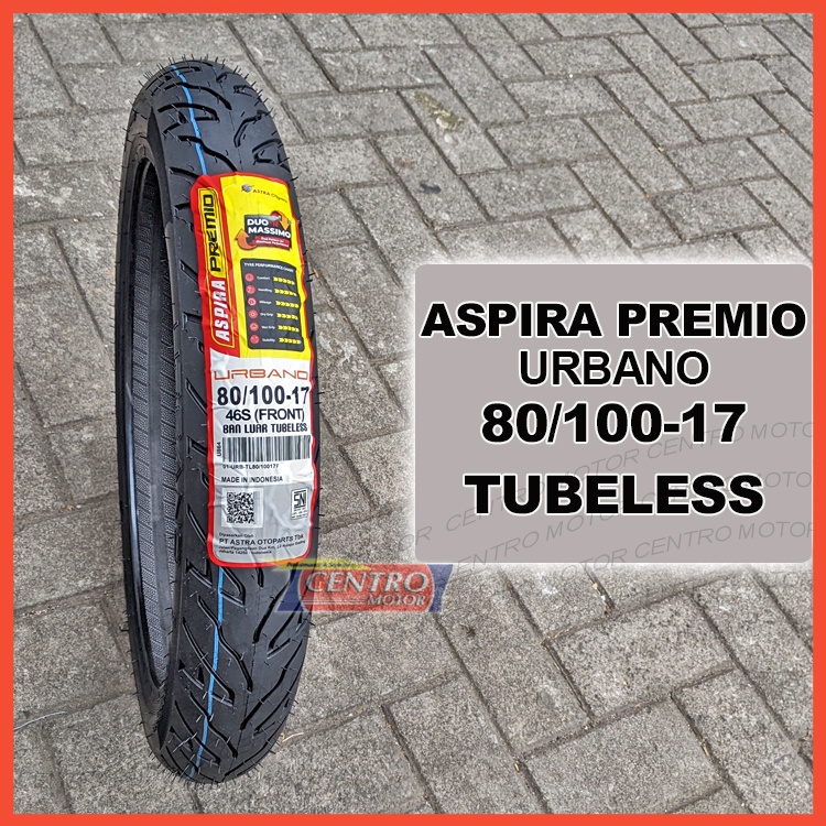 ASPIRA PREMIO URBANO 80/100-17 TUBELESS