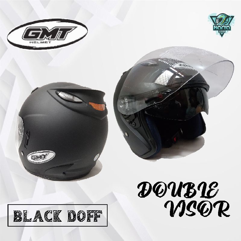 Jual Helm Half Face Gmt Centro Doubel Visor Helm Dewasa Sni Shopee