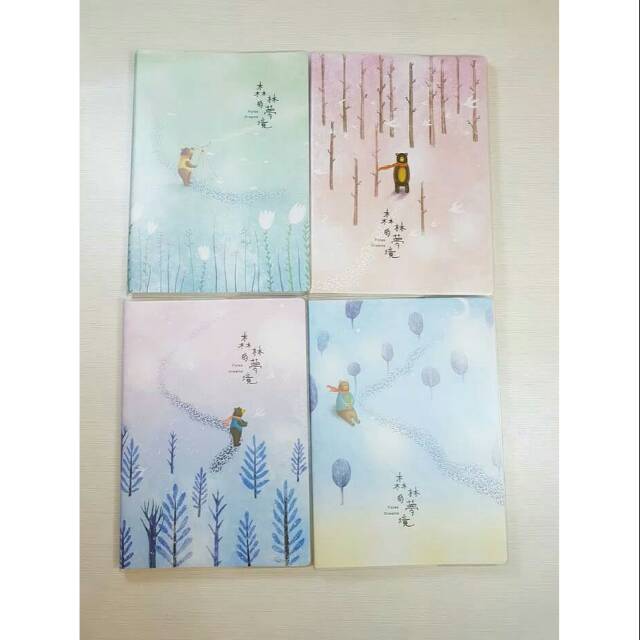 

Buku Tulis A5 Bersampul Bear Forest Dreams