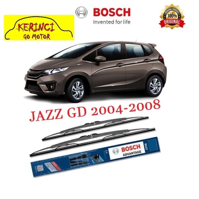 WIPER HONDA JAZZ GD 2004-2008 BOSCH ADVANTAGE 24&quot; &amp; 14&quot; SEPASANG