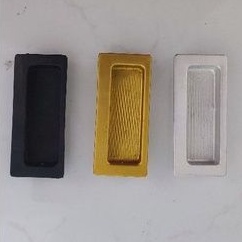 Handle tarikan tanam laci pintu lemari model jadul bahan aluminium