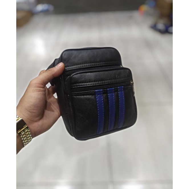 tas pria bahan kulit sapi asli dari sukaregang garut model terbaru tas selempang HP dan dompet pendek banyak ruang termurah