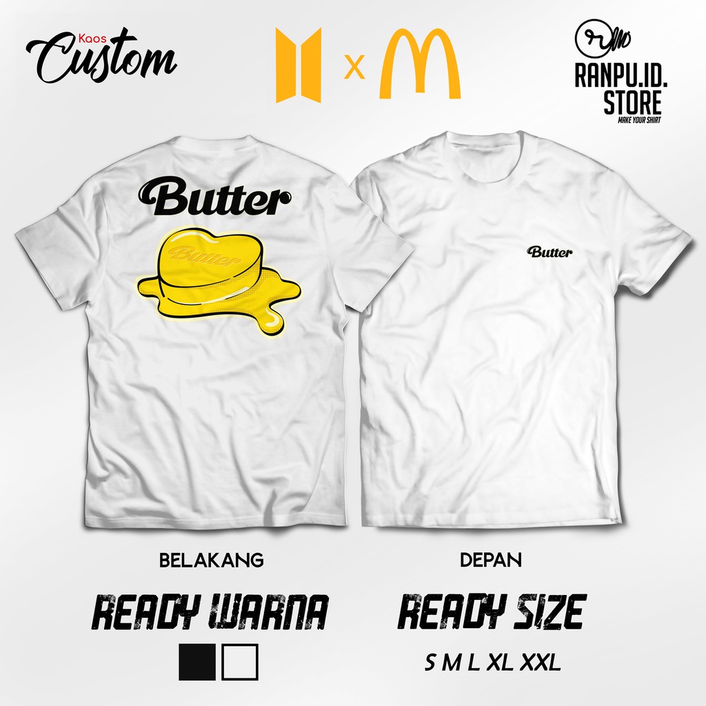 T-Shirt Kaos BTS Butter