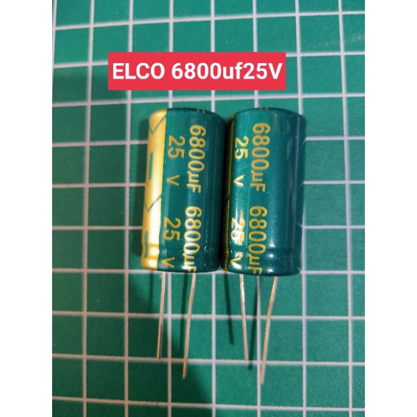 ELCO 6800UF25V 6800UF 25V