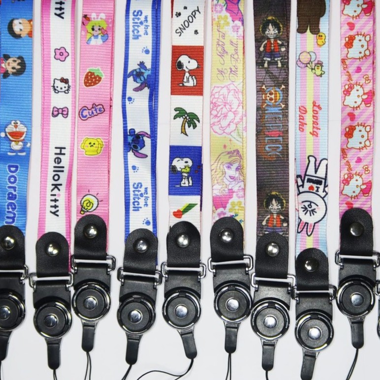 SET 2 TALI GANTUNGAN HP / KUNCI MOTOR KARAKTER TERBARU STRAP