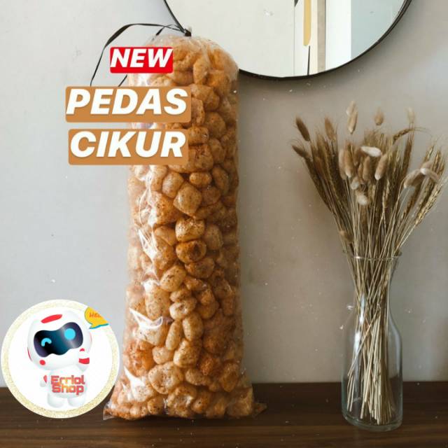 

Dorokdok Gurih Kulit Sapi Asli 500Gr PEDAS CIKUR