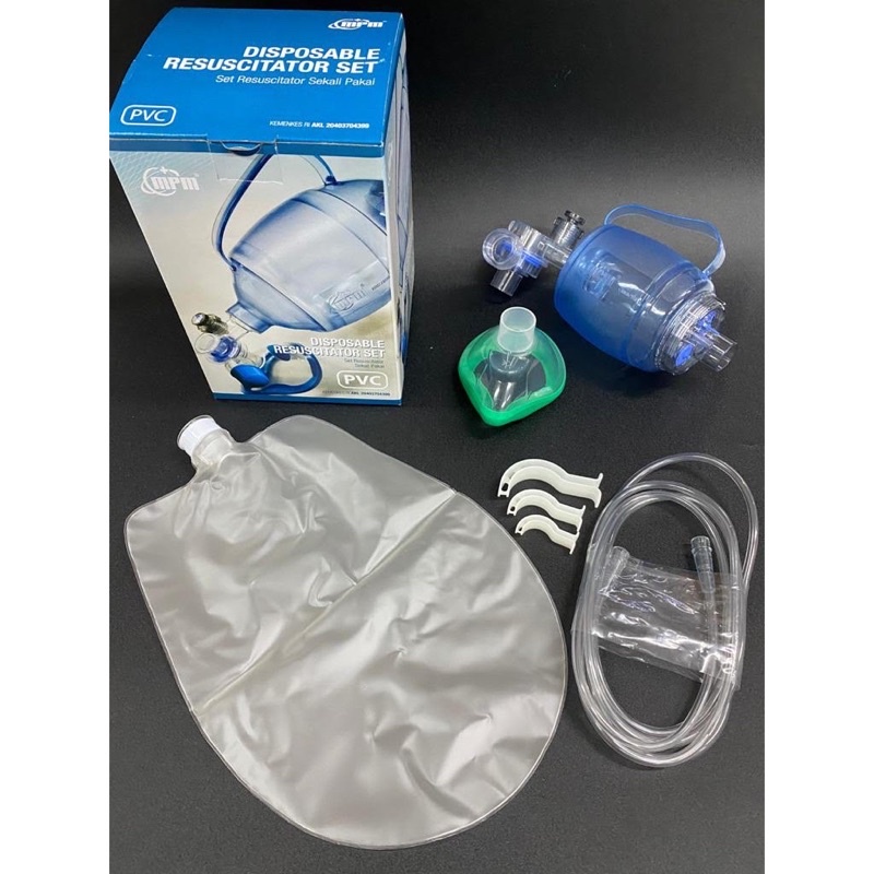 Amubag MPM/Ambubag MPN Anak Dewasa Bayi/Manual Resuscitator MPM Pvc