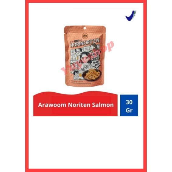 

Arawoom Norinoriten Salmon 30gr - Snack Salmon Korea