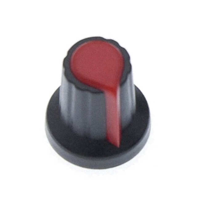 AG2 Knop Potensio Meter WH148 knob potensiometer tutup potentiometer - Merah