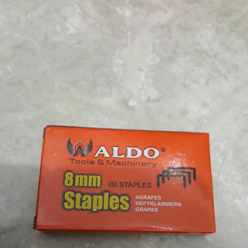 

Isi staples tembak 8mm kemasan ±1000pcs