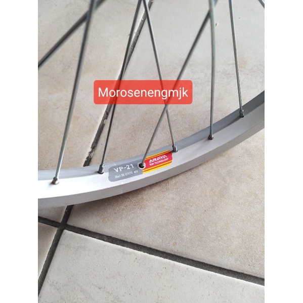 Paket Komplit Velg 20 Araya Hole 36