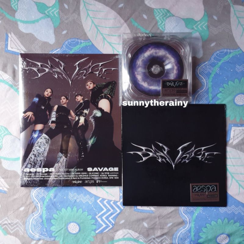 [SEALED] aespa 1st Mini Album - Savage Ready Stock Photobook Hallucination Quest Case P.O.S POS Digi