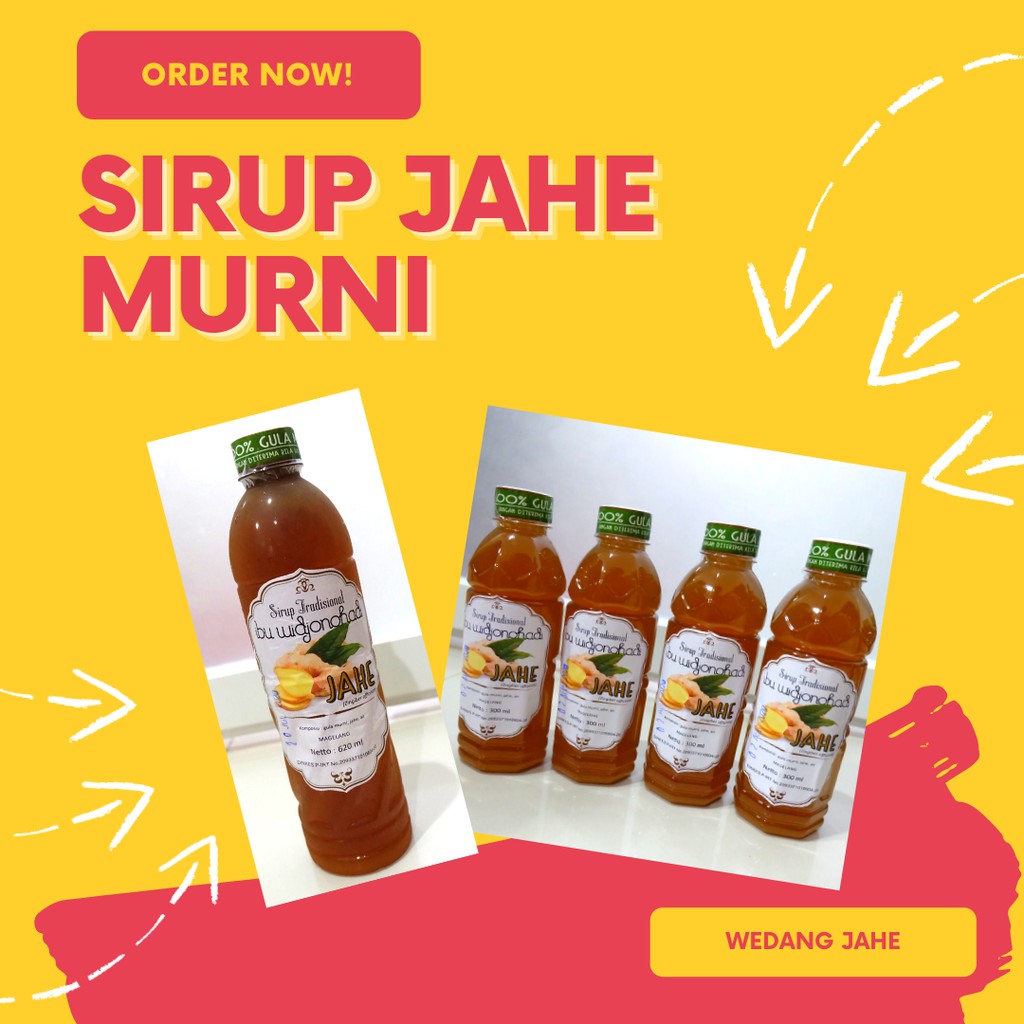 

SIRUP JAHE ALAMI 100% MURNI JAMU JAHE HERBAL