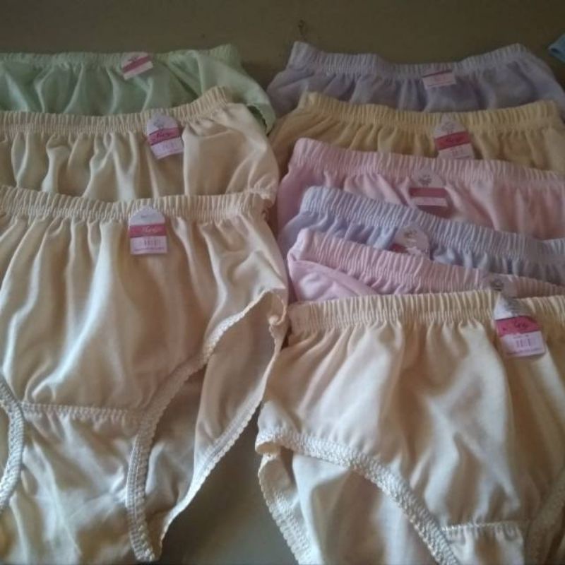 12 pcs CD wanita polos | CD wanita murah | celana dalam merk mona