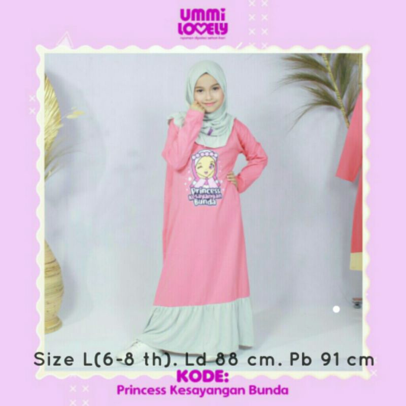 KAMILA KIDS/ANDARA KIDS /SYARI ANAK/GAMIS MUSLIMAH ANAK /GAMIS ANAK TERBARU