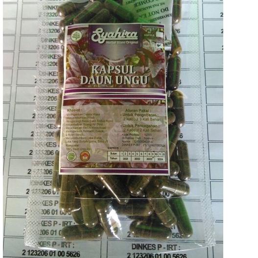 

☄️Insta Sell kapsul daun ungu isi 100 kapsul | Ready Stok | Termurah | Grosir