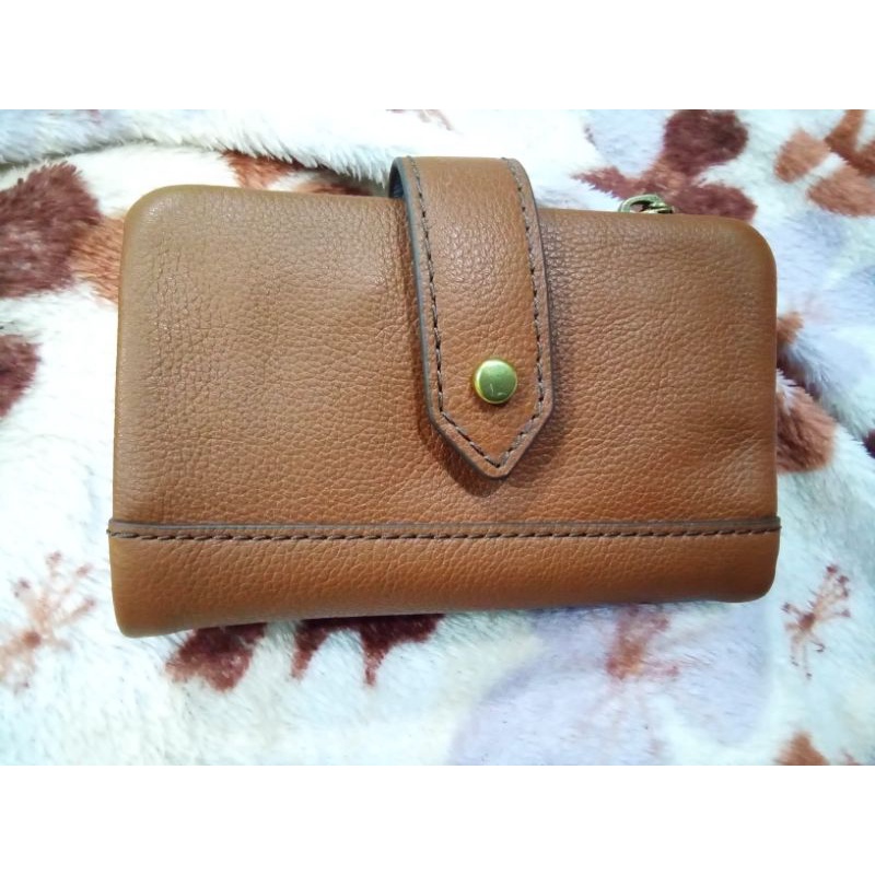Dompet Medium Brown LAINIE MULTIFUNCTION FOSSIL ORI