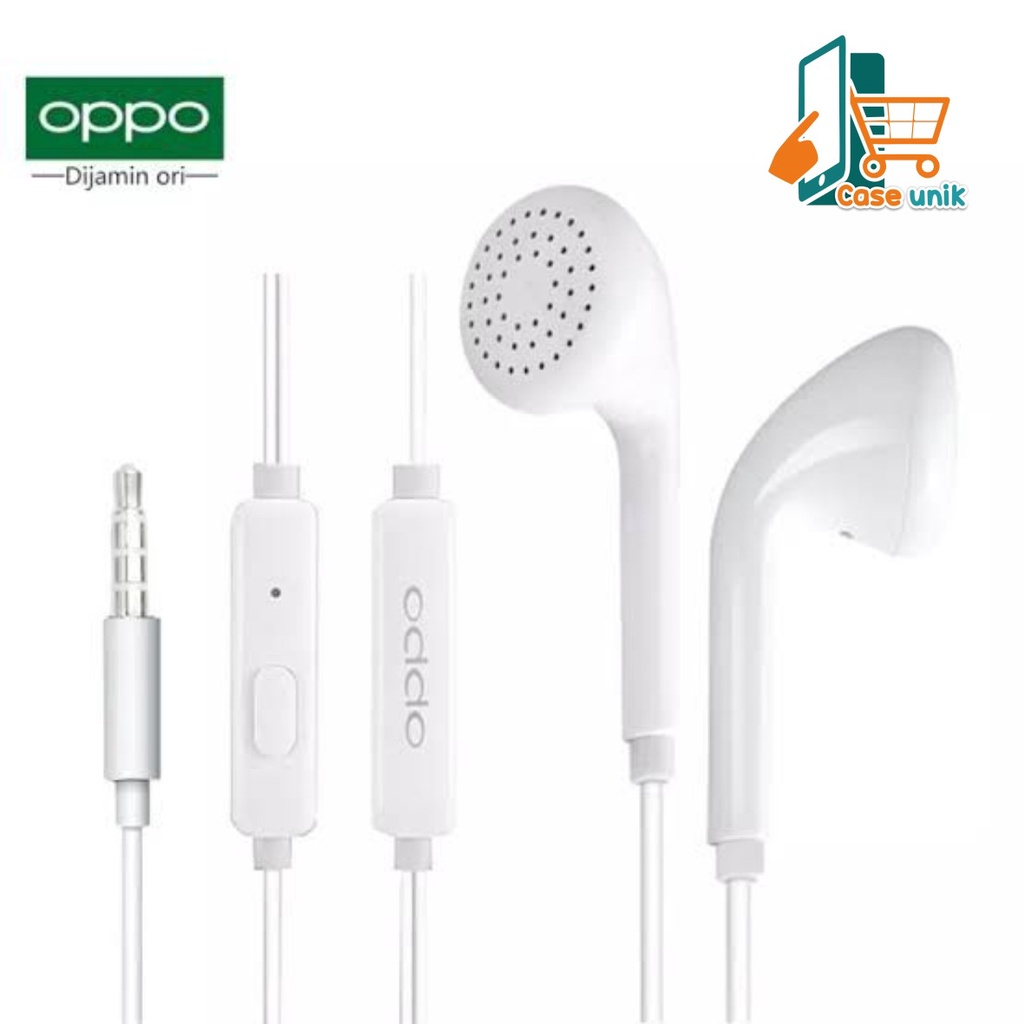 Headset Oppo Original 100% Headset Oppo F9 F 7 F5 F3 A15 a5 A9 F11 pro F1s A71 A83 A37 A3s CS3279