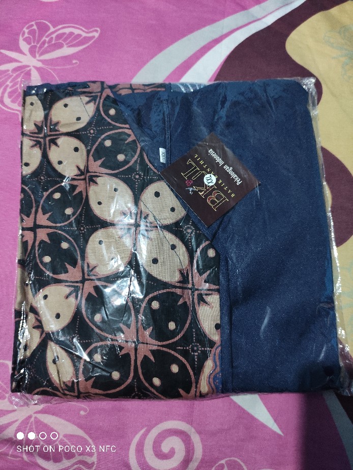 Atasan Batik Wanita Ppbtk07 Modern Batik Murah Cassual
