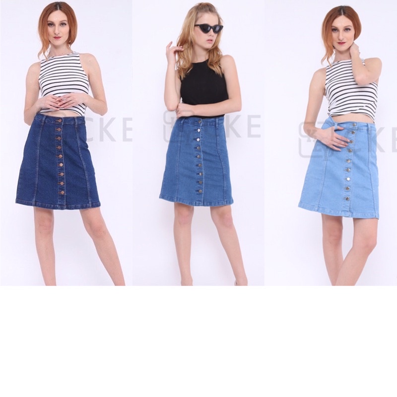 08 ROK JEANS CKEY || CELANA ROK JEANS 2410111 / 2410112 / 2410113