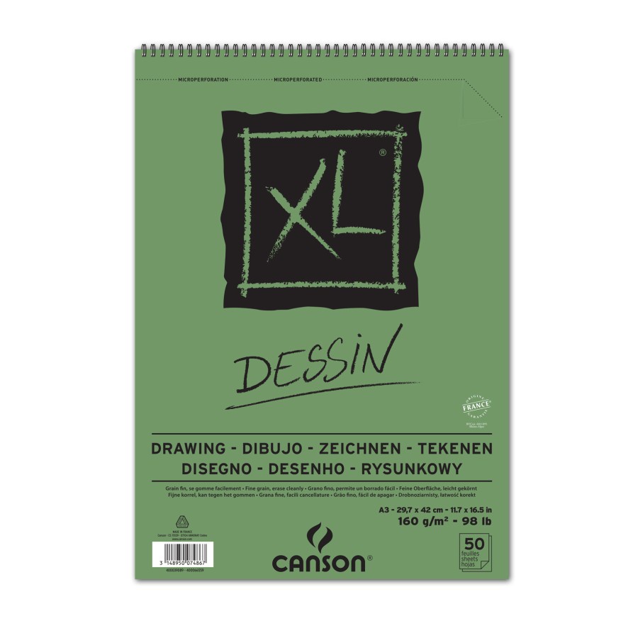 

Canson Xl Dessin Sketch Book Buku Gambar 50 Lembar A3