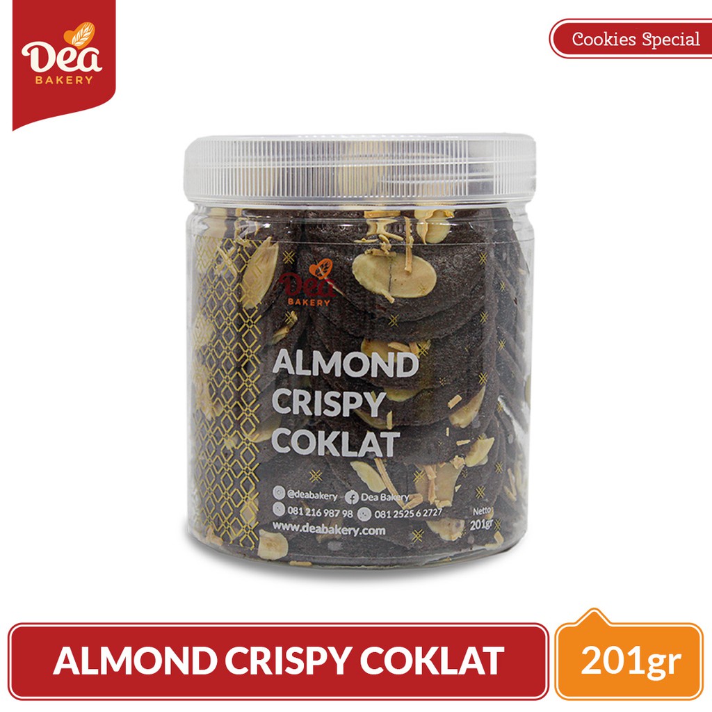 Almond Crispy Coklat Dea Bakery