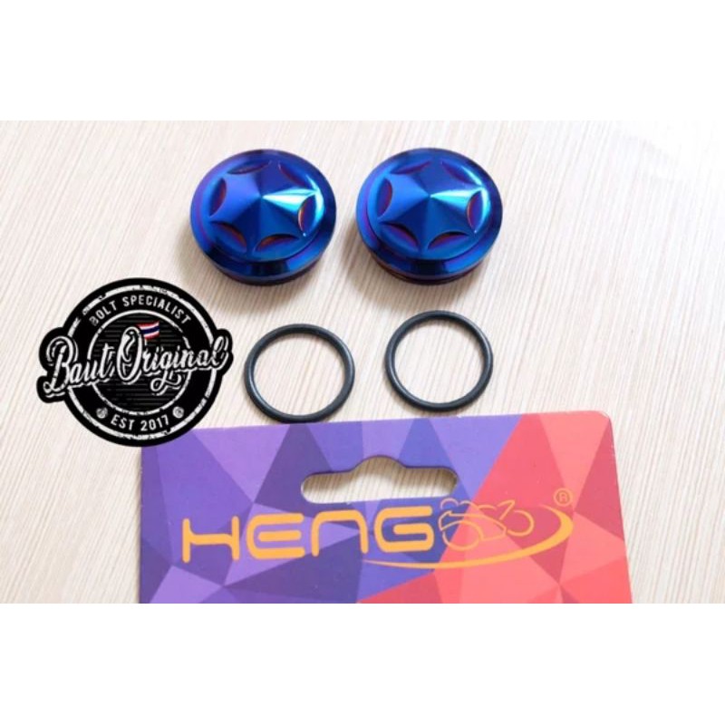 tutup as shock as 33mm probolt blue ninja r original heng thailand