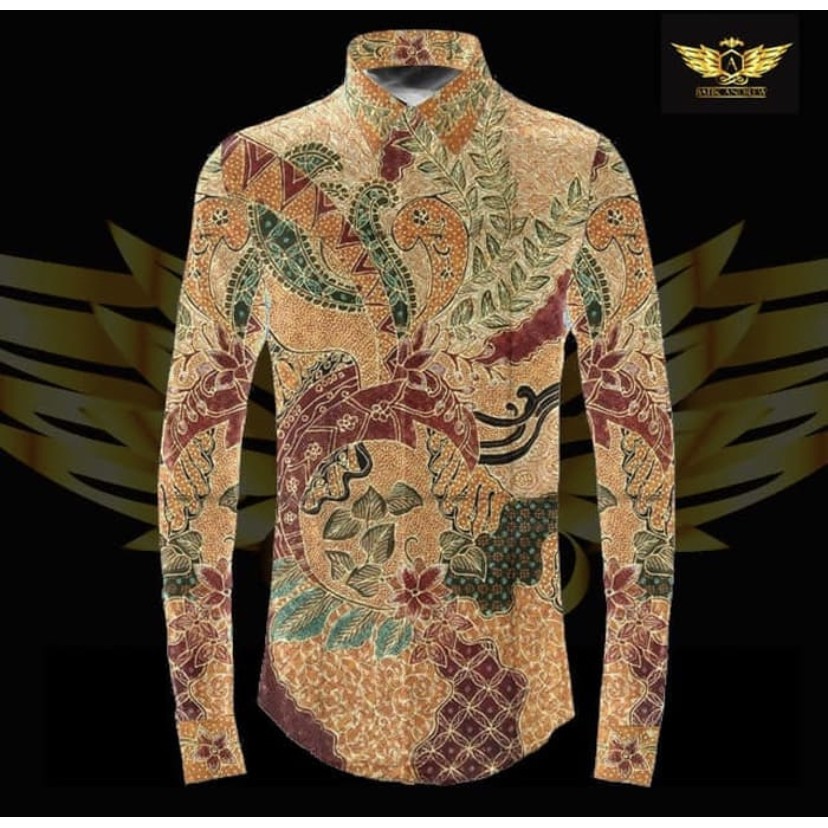 Kain Kemeja Batik Tulis Pria Wanita Lengan Pendek Panjang 4