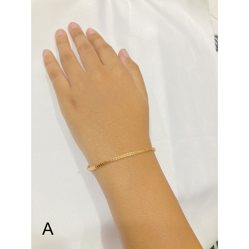Gelang Tangan Rantai Lapis Emas Aksesoris Perhiasan GLE-019
