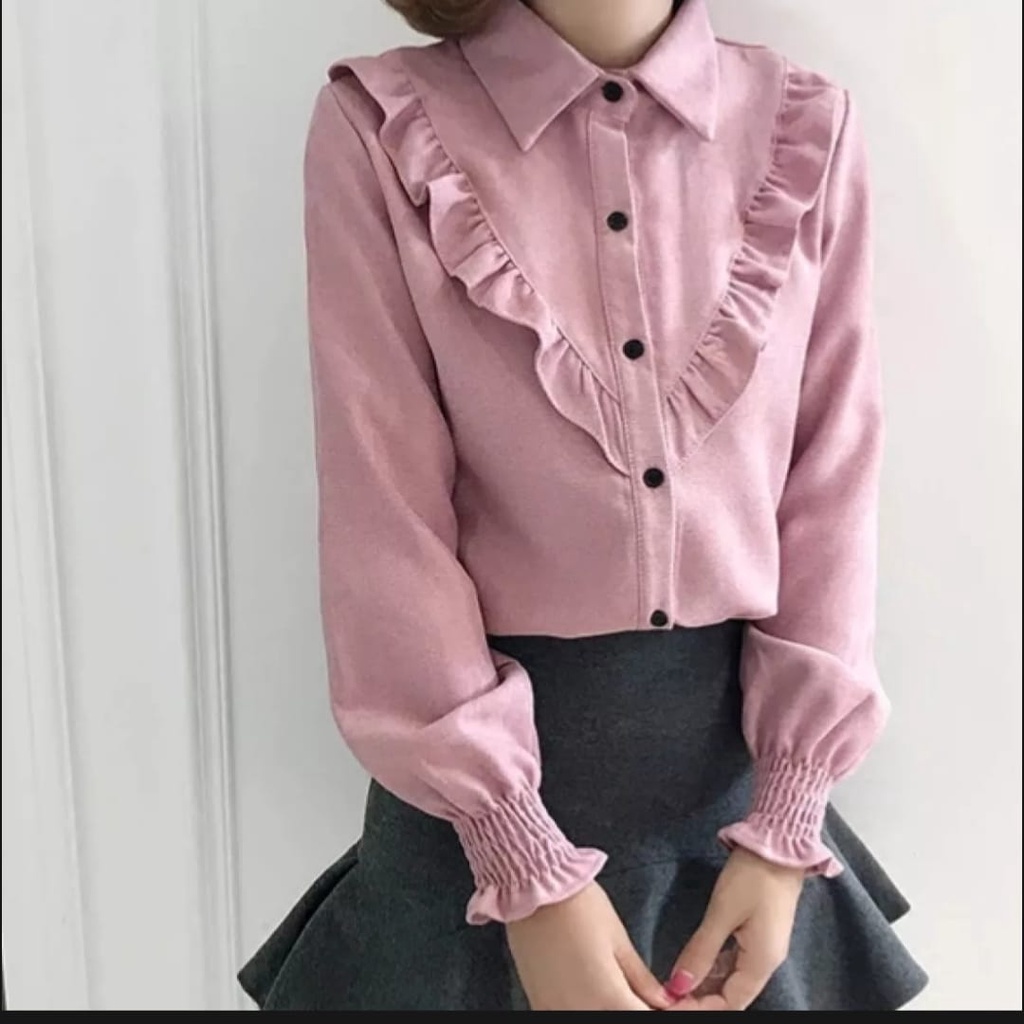 MELIN BLOUSE | ATASAN WANITA | KEKINIAN | KOREAN STYLE | PROMO FLASH SALE