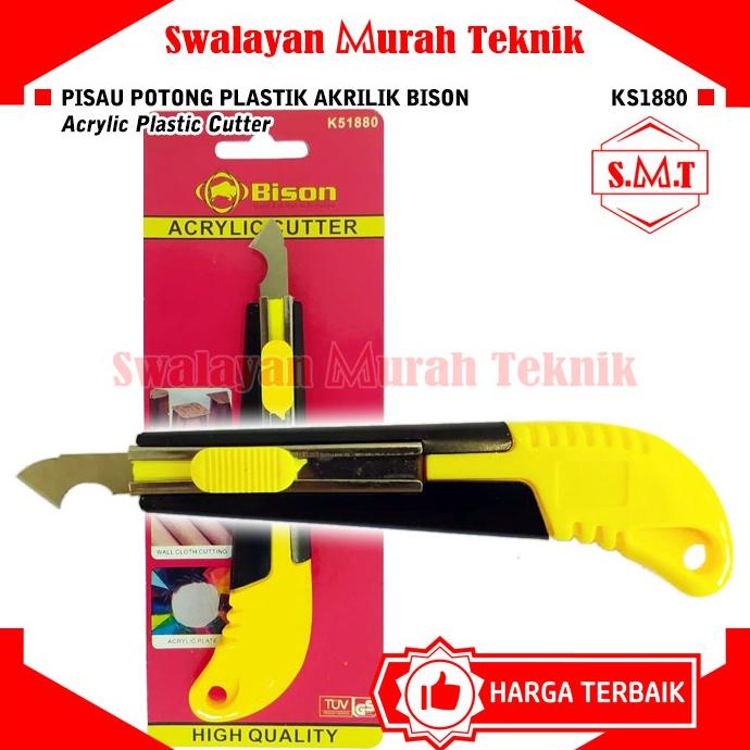 

] Pisau Potong Plastik Akrilik BISON KS1880 Acrylic Plastic Cutter