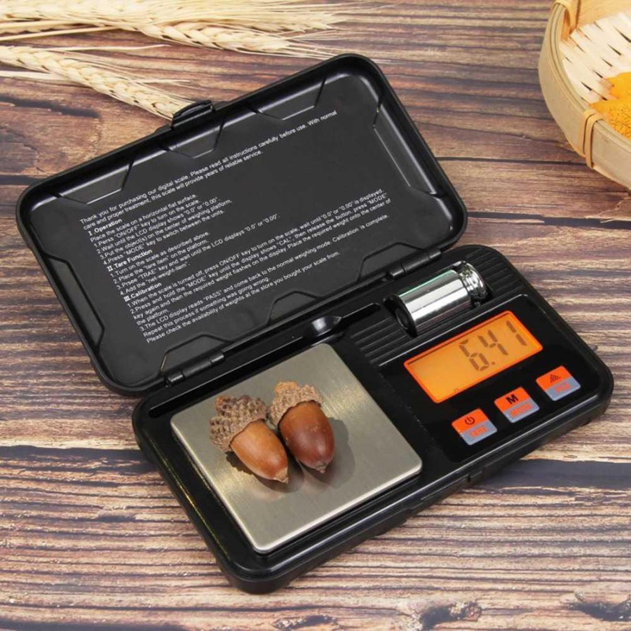 Timbangan Digital Perhiasan Mini 200g 0.01g - CX-129 - Black