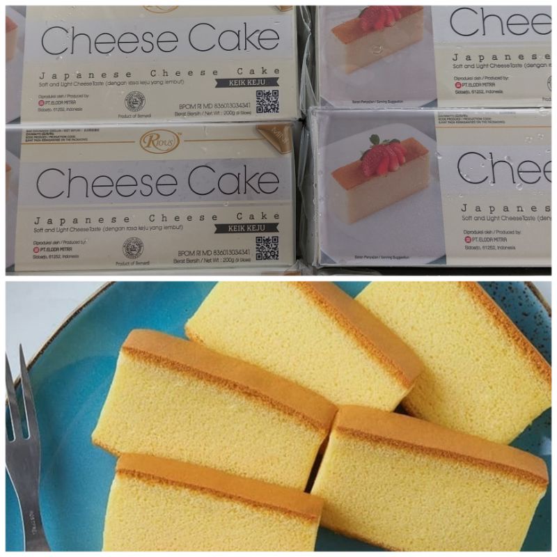

BERNARDI RIOUS Gold Cake CHEESE CAKE 200 gr - Japanese Cake