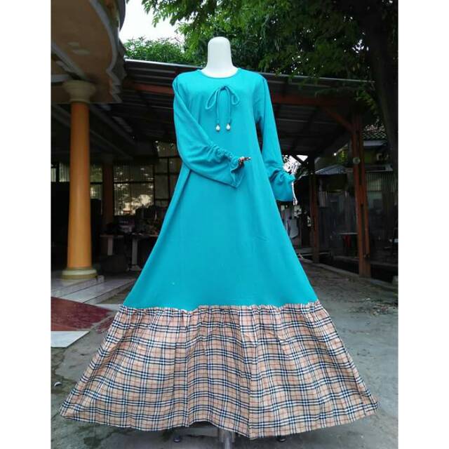 Gamis sabrina rempel / gamis rempel / gamis jersey crep