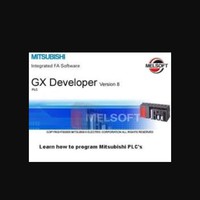 PLC software Mitsubishi GX Developer V8 Full + Programming GX Works3 GX Works 3