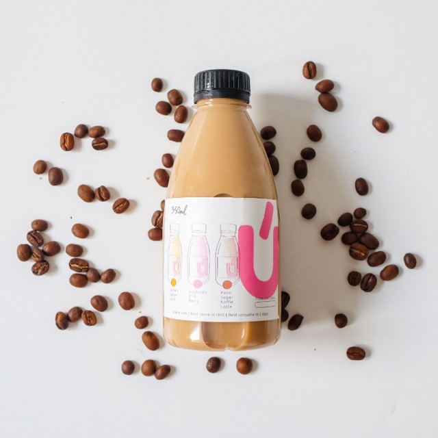 

PINKU - Palm Sugar Koffie Latte 350 ml (1 botol)