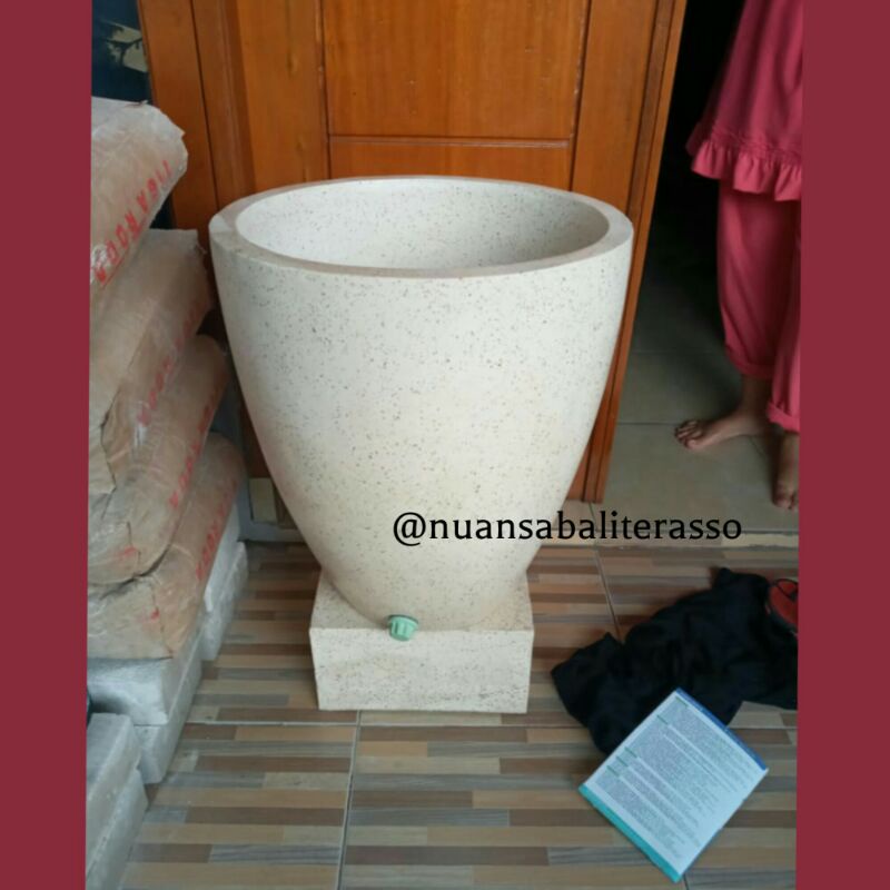 Bak Mandi Teraso, bak mandi terazzo, Bak mandi Estetik