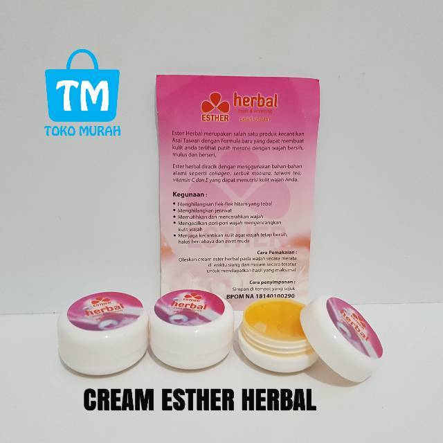 CREAM ESTHER HERBAL MOIST & WHITENING PEARL CREAM