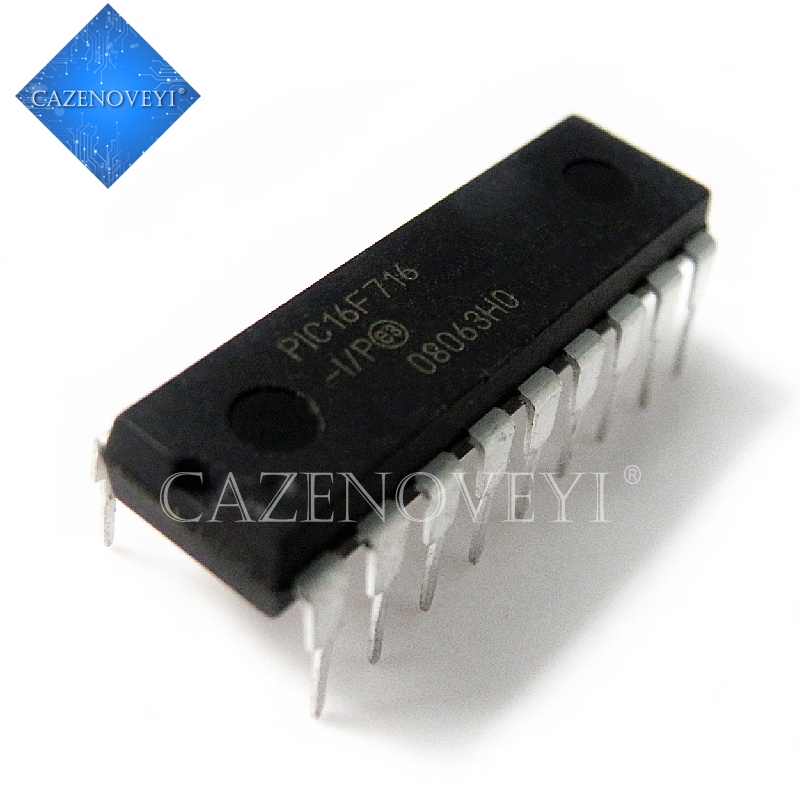 1pc Ic Pic16F716-I / P P P Pic16F716 16f716 Dip-18