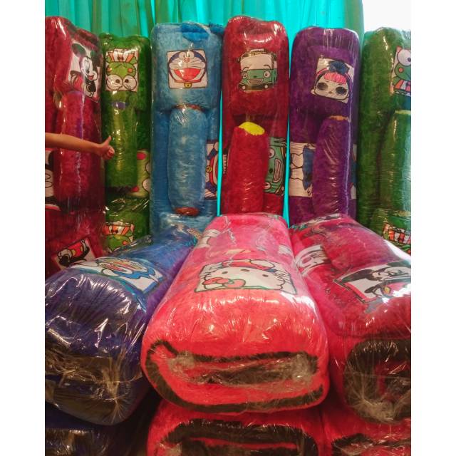 PROMO Karpet Set Kasur Karakter Bulu Rasfur