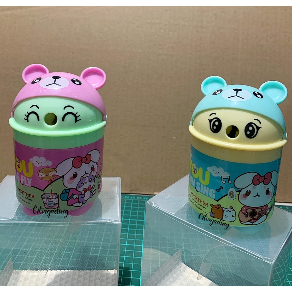 

RAUTAN MEJA PUTAR PERUNCING A-1A BEAR ANTI SLIP SERUTAN PENSIL KAYU TABLE SHARPENER ASAHAN GROSIR