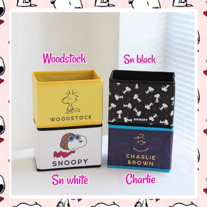 Box Lipat Mini Tanpa Tutup Snoopy