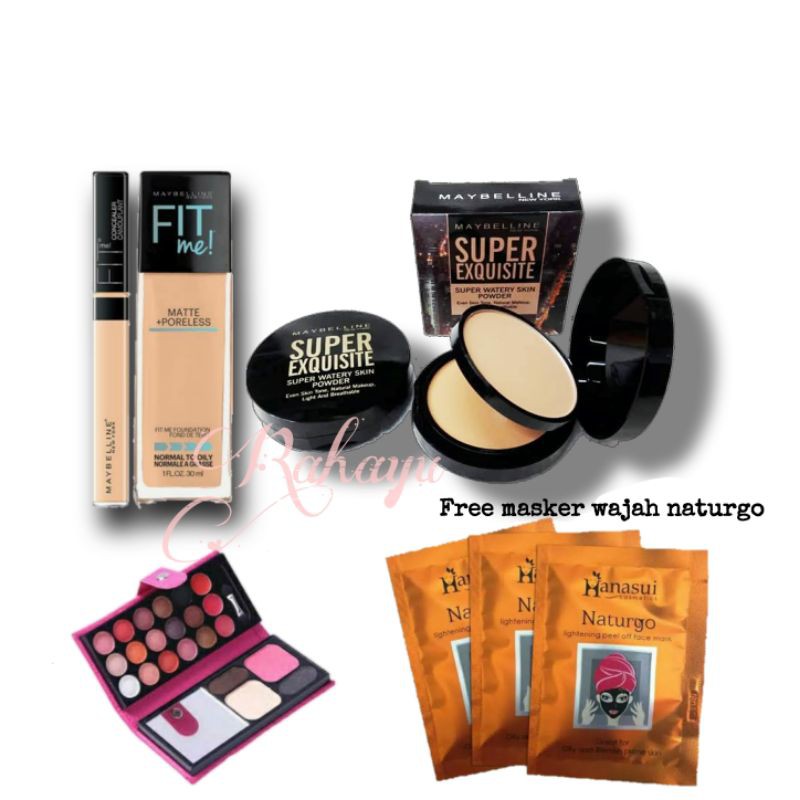 Paket Kosemtik Maybelline Lengkap / Paket Kosmetik Maybelline Murah / Paket Kosmetik Fit Me