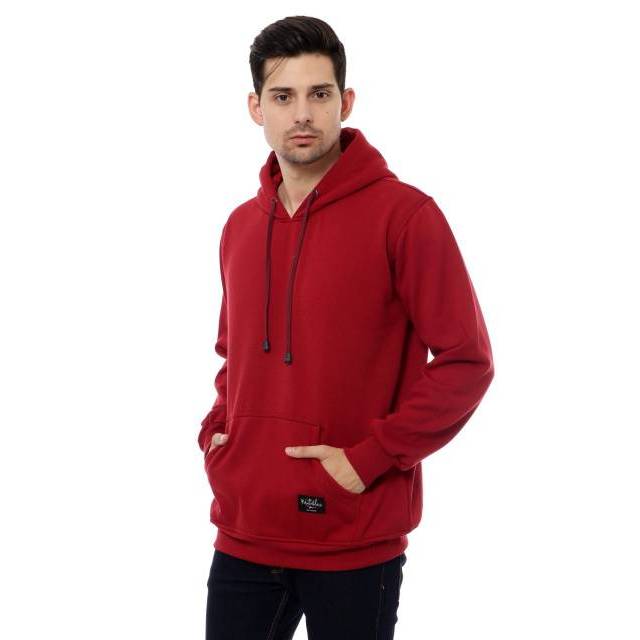 Hoodie mtbs couple merah maroon