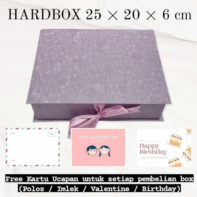 

[COD] HARDBOX 25x20x6 - BOX HAMPERS - KOTAK KADO - GIFT BOX - BOX HADIAH [COD]