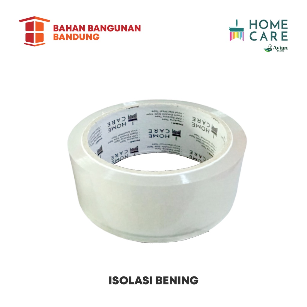 

Isolasi Bening (OPP Tape) Homecare 4,5 cm x 45 m - Murah !!!