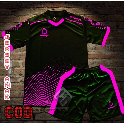 Baju Jersey Kaos Olahraga Futsal Bola Stelan Anak Laki laki perempuan Bisa Untuk Futsal Bola Badminton Volly